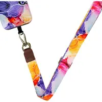 Mobilize Back panel cover Lanyard strap Flowers, Bandoulière pour smartphone, Multicolore
