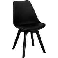 Springos Chaise de cuisine Chaise de salle à manger avec pieds en bois design rétro
