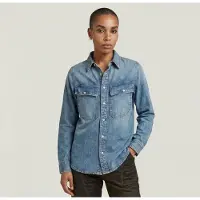 G-Star Chemise 2-pocket Regular - Bleu clair - Femmes