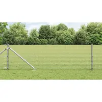 vidaXL : Clôture en fil barbelé soudé, 50 x 0,4 m, en acier galvanisé