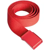 Korntex Hommes, Ceinture, Ceinture en polyester, Rouge, (Taille unique)