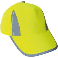 Korntex Unisexe, Casquette, Casquette Hi-Vis Premium, Jaune, (58, Taille unique)