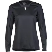 FOX Femmes, Maillot de cyclisme, Jersey 24 W Defend Ls Blk (L), Noir, L