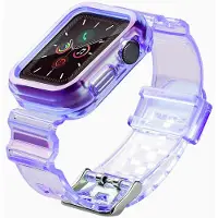 Hurtel Bracelet Light Set de remplacement pour Watch 6 44mm / Watch 5 44mm / Watch 4 44mm / Watch S (TPU), Sangles de montre, Violet