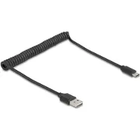 DeLOCK 90133 Spiralkabel EASY-USB 2.0 Typ-A Stecker zu USB Type-C