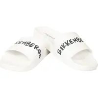 Bikkembergs Sandales de plage ou de piscine pour homme avec logo, référence BKK3MSR03, série Basic, taille 44, 100 % PVC