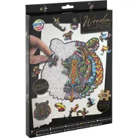 Creative Craft Group Puzzle en bois Tigre 130 pièces.