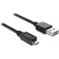 DeLOCK 85156 Easy-USB-Kabel 2.0 A -> MicroB 0.5m schwarz