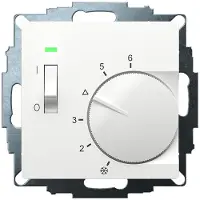 Eberle UTE 1011-RAL9016-G-55 Thermostat d'ambiance encastré 5 à 30°C, Thermostat, Blanc