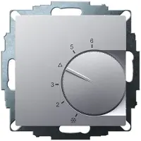 Eberle UTE 1001-Alu-55, Thermostat, Argent