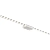Zafferano Brilliant Applique Et Plafonnier Linéaire Led 12W Couleur Noir, Diffuseur Cylindrique En Polycarbonate, Installation Horizontale Et Verticale