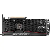 EVGA RTX3080 XC3 Ultra Gaming LHR GDDR6X HDMI 3xDP (10.24 Go, GDDR6X), Carte graphique, Blanc, Noir, Argent
