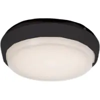 Zafferano Alu Applique Et Plafonnier En Aluminium Moulé Sous Pression Gris Foncé Ip54 10W Led 3000K Diamètre 17,5 Cm Design Moderne Pour Extérieur Et Intérieur