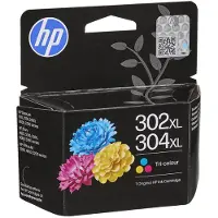 HP 302XL/304XL (B7RT8AE) - 3-couleurs - Cartouche d'encre - Grande capacité