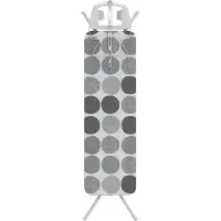Rörets Facile, planche à repasser grandeur nature, coton, graphite, gris, gris, rectangulaire, 380 x 1200 mm