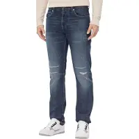 Tommy Hilfiger - Jean pour homme NA1263 (taille 32R) (bleu marine foncé)
