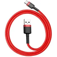 Baseus Cable Usb Do Usb-C Cafule 2A 2M (Czerwony)