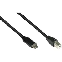 GOOD CONNECTIONS USB2.0 Kabel C-B schw. 5m
