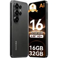Blackview Smartphone Wave 10C sans abonnement, Android 16, 6,88 pouces, 120 Hz, 1080p, double SIM, Face ID, 5 000 mAh, Gemini AI, DokeOS 5.0, 1080p, 4G