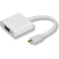 Microconnect Micro-HDMI vers, Adaptateur vidéo, Blanc