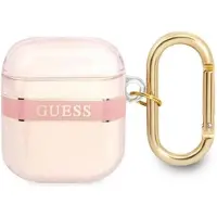 GUESS Gua2Hhtsp Airpods 1/2 Coverróżowy/Pink Strap Collection
