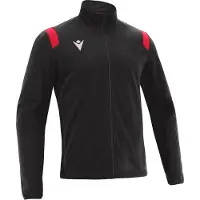 MACRON Veste de survêtement Fujin pour enfants - Noir / Rouge