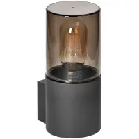 Adviti Applique extérieure LED Salvia - Gris - IP54 - Élégante et durable