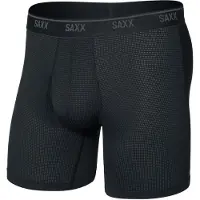 Saxx Quest Quick-dry Mesh Boxers Noir M Homme