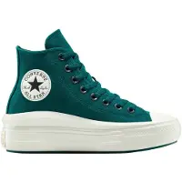Converse Baskets en suède Chuck Taylor All Star Move plateformes femmes - Darkly Jaded/Egret/Noir