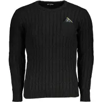 U.S. Grand Polo Hommes, Pull-over, Pull noir pour homme « Us Grand », Noir, (XXL)