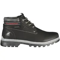 U.s. polo assn. Bottines noires à lacets pour homme, avec des détails contrastés