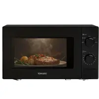 Tomado TMS2003B - Micro-ondes solo - 20 litres - 5 niveaux de puissance - 700 watts - Eclairage intérieur - Noir