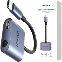 UGREEN Cm231 Adaptateur audio Usb-C vers Mini Jack 3.5Mm (Gris)