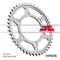 JT Sprockets 525 Jtr1876.45zbk Steel Rear Sprocket Noir 45t