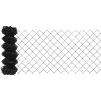 vidaXL Clôture en fil métallique avec poteaux, 10 x 0,4 m, en acier avec revêtement PVC