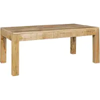 Wohnling Table basse RUSTICA 110 x 60 x 47 cm bois massif mangue naturel