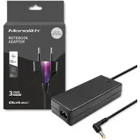Qoltec 51115 adaptateur d'alimentation/inverseur Indoor 65 W Noir