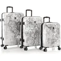 Heys Ensemble de bagages 'Black Camo' gris chiné
