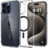 Spigen Coque Ultra Hybrid MagSafe pour Apple iPhone 15 Pro Max - Graphite