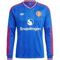 Adidas Manchester United 26/27 Away Jersey Homme - Jerseys/Réplicas, Bleu - Taille XXXL - Poly Mesh