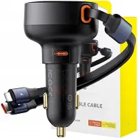 Baseus Enjoyment Pro 60W Universal Black Cigar lighter Fast charging Auto
