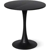 Vicco Table à manger Carl Noir 70x70cm, Model 57357