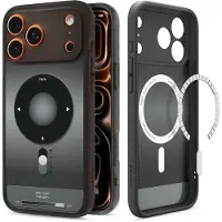 Spigen Coque Ultra Hybrid MagSafe pour Apple iPhone 17 Pro - Classic Black