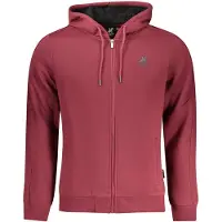 U.S. Grand Polo Hommes, Pull-over, Sweat-shirt à capuche zippé « Grand Red » pour homme de la marque Us, Rouge, (XL)