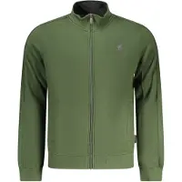 U.S. Grand Polo Hommes, Pull-over, Sweat-shirt vert à fermeture éclair pour homme « Us Grand », Vert, (3XL)