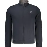 U.S. Grand Polo Hommes, Pull-over, Sweat-shirt bleu à fermeture éclair pour homme « Us Grand », Bleu, (S)