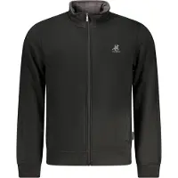 U.S. Grand Polo Hommes, Pull-over, Sweat-shirt à capuche noir pour homme « Us Grand », avec fermeture éclair, Noir, (XXL)