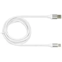 IBox Câble USB IKUMTCWQC USB 2.0 1,5 m USB A USB C Blanc
