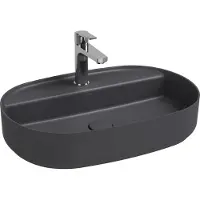 Hak INFINITY OVAL vasque à poser, 60x40cm, anthracite