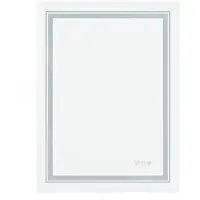OEM Miroir de salle de bain rectangulaire à LED RGB, 60 x 80 cm, à intensité variable